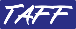 TAFF logo BGblau
