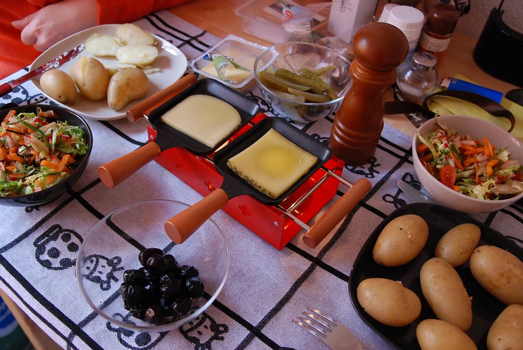 Raclette Runde im Taff
